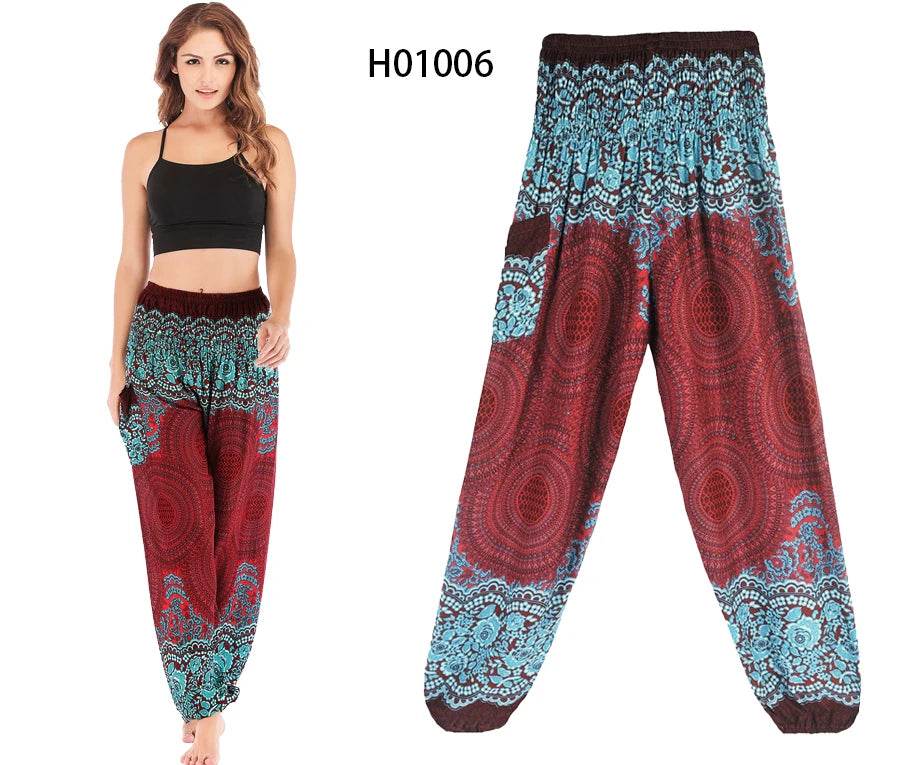 Boho Hippie Harem Yoga Pants - P12 Hub Europe