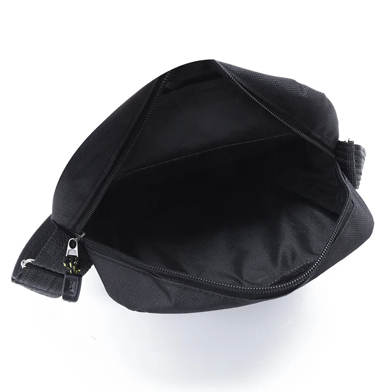 Men's Fashion Casual Oxford Leather Shoulder Bag Lightweight Elegant Small Messenger Handbag Stylish Purse for Men