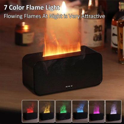 Aroma Diffuser Mini 7 Colorful Flame Air Humidifier -