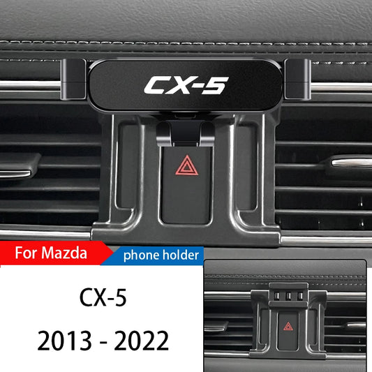 Car Phone Holder Mount Stand For Mazda CX-5 2013-2022 Adjustable GPS Navigation Mobile Phone Bracket Car Lnterior Accessories