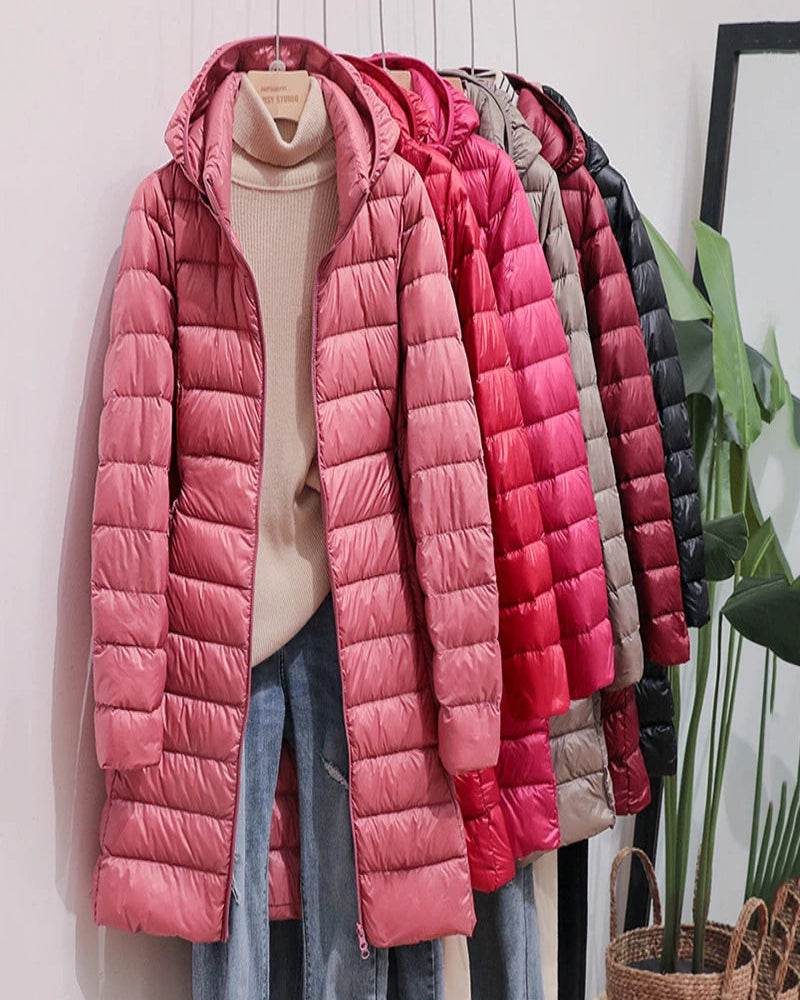 Korean Slim Hooded Down Parka - P12 Hub Europe