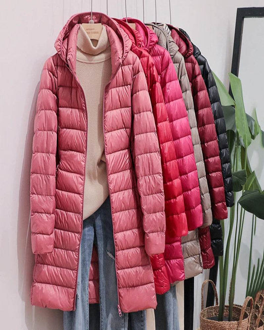 Korean Slim Hooded Down Parka - P12 Hub Europe