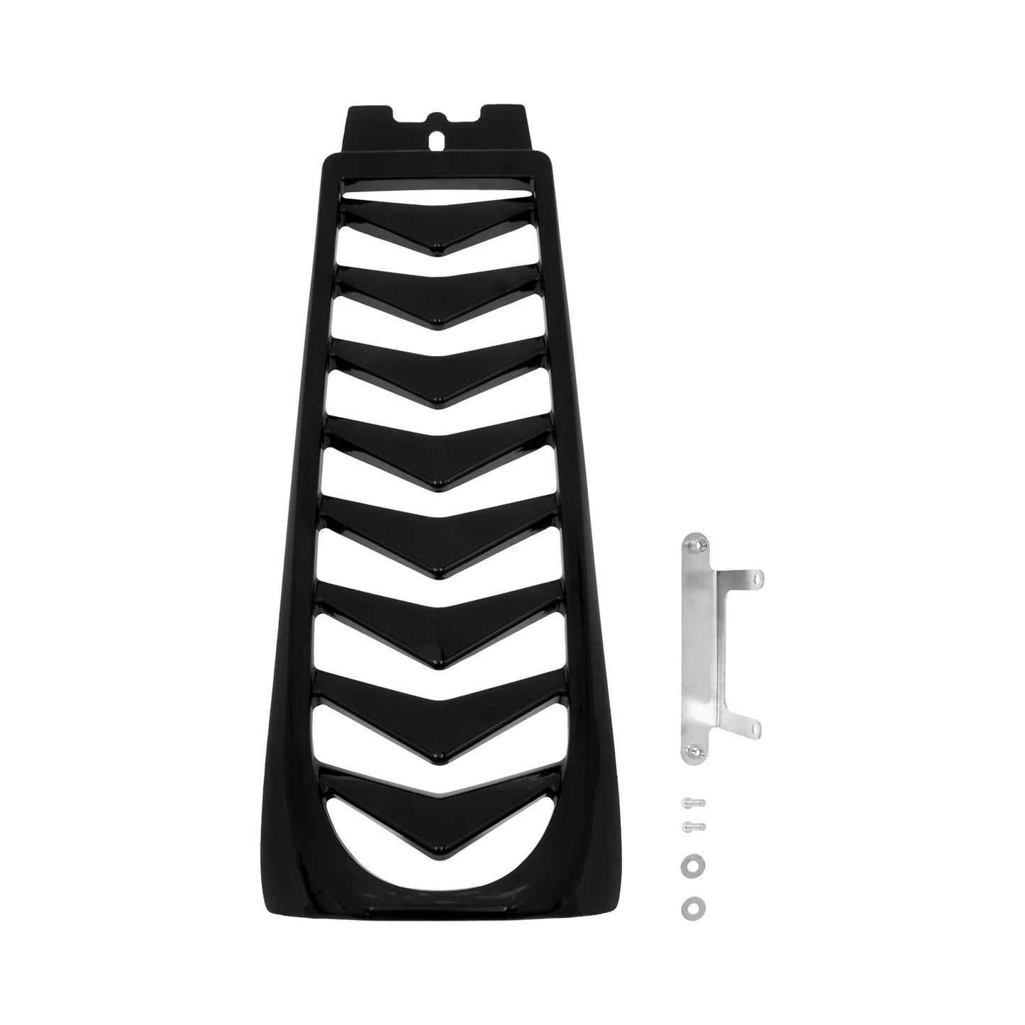 Motorcycle Black Front Lower Radiator Chin Fairing Spoiler Frame Cover For Harley Softail Street Fat Bob Breakout FXBR 2018-2023