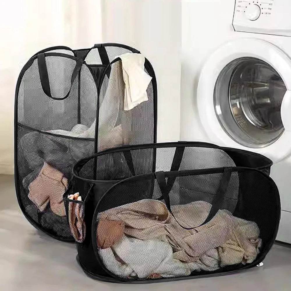 Horizontal Foldable Mesh Laundry Basket - P12 Hub Europe