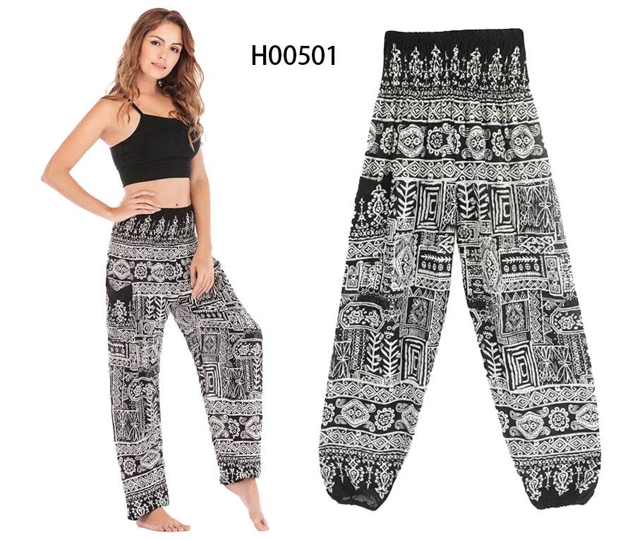 Boho Hippie Harem Yoga Pants - P12 Hub Europe