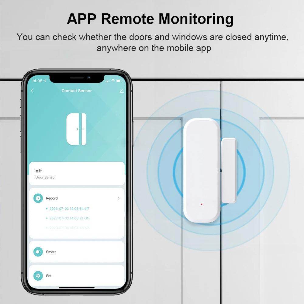 Sensor Door Tuya WiFi Zigbee Smart - P12 Hub Europe