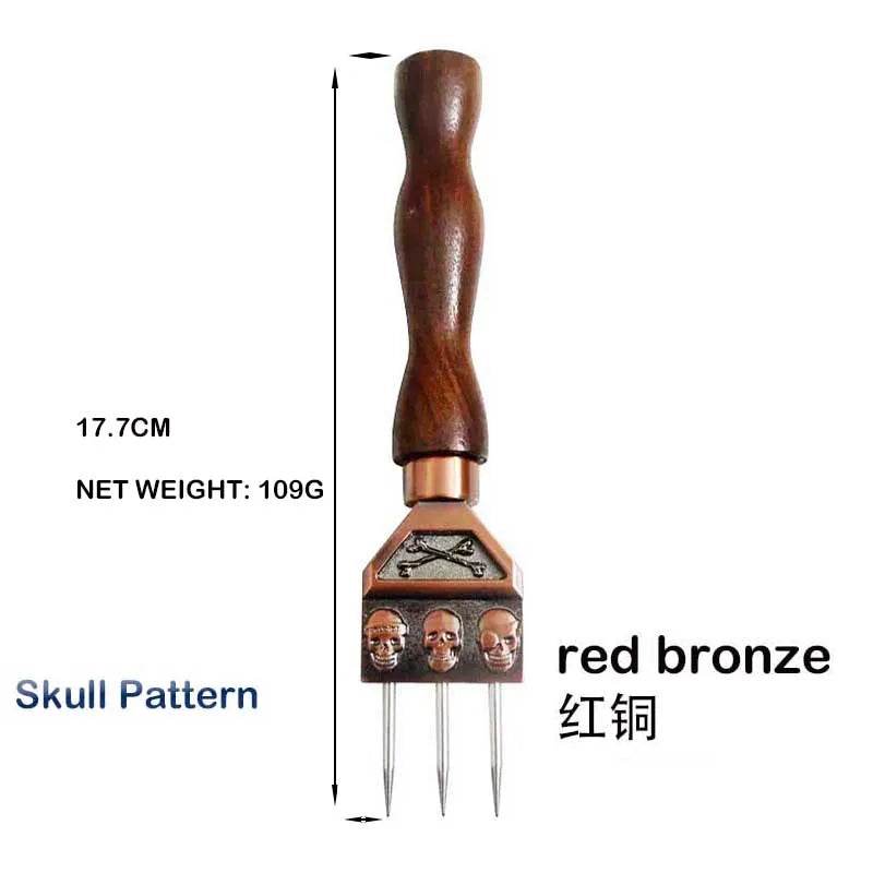 Three-Prong Skull Ice Pick Stainless Steel Ice Chisel Crushed Ice Barware Bartender Tools Bar Accessories - P12 Hub Europe