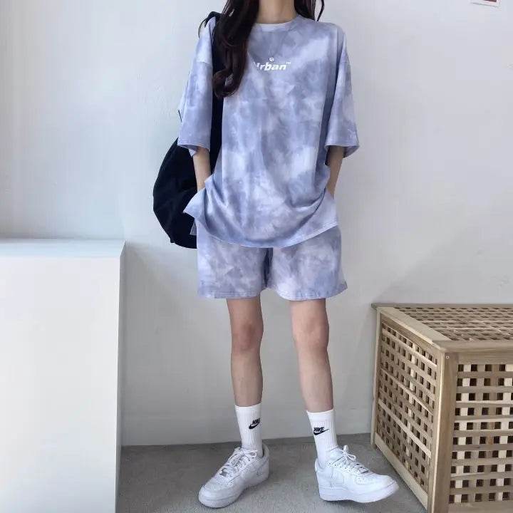 Summer Tie Dye Shorts Set - P12 Hub Europe