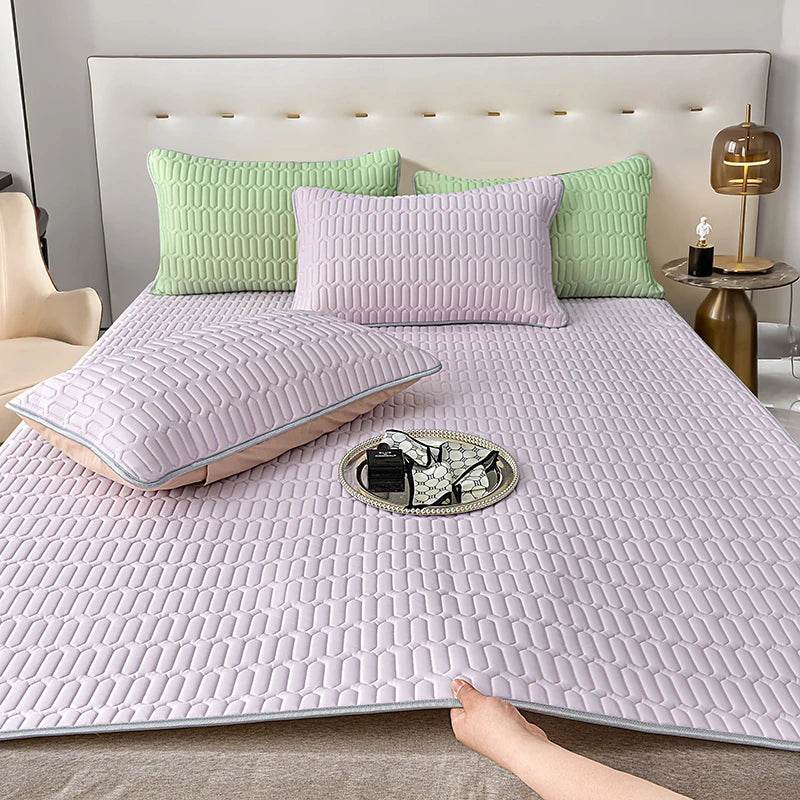 Queen Cooling Mattress Topper Summer Mattress Pad for Hot Sleepers and Night Sweats Instant Cooling Mattress Cover - P12 Hub Europe