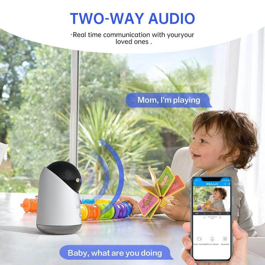 WiFi Camera Lenovo 5MP Auto Track, 2-Way Audio - P12 Hub Europe