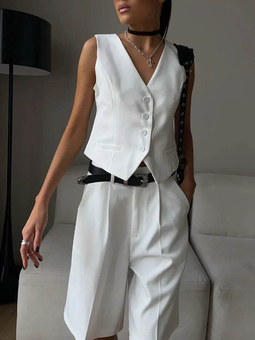 Wolfeel Chic Vest Shorts Suit - P12 Hub Europe