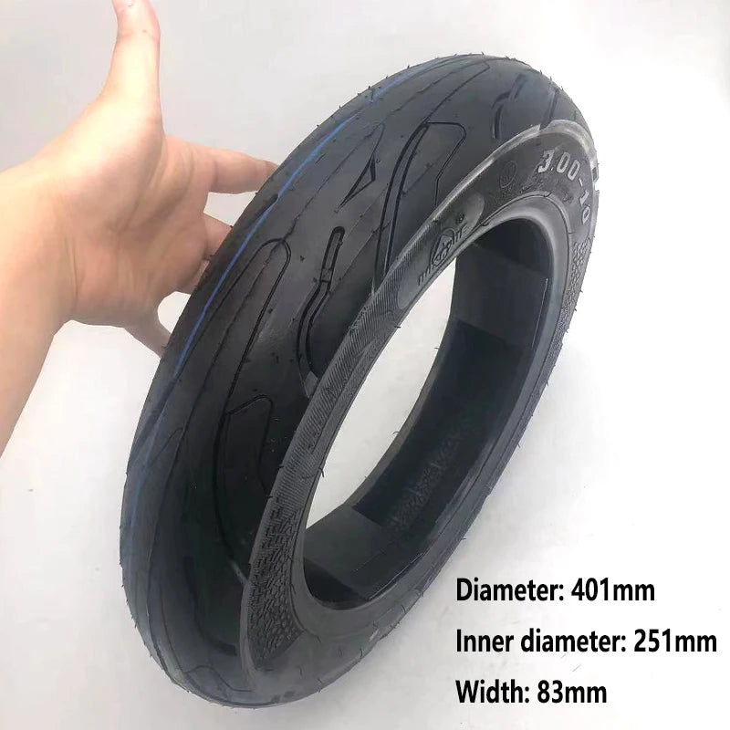 Motorcycle electric vehicle 3.00-10 vacuum tire 14x3.2 outer tire Dongyue pneumatic tire wear-resistant