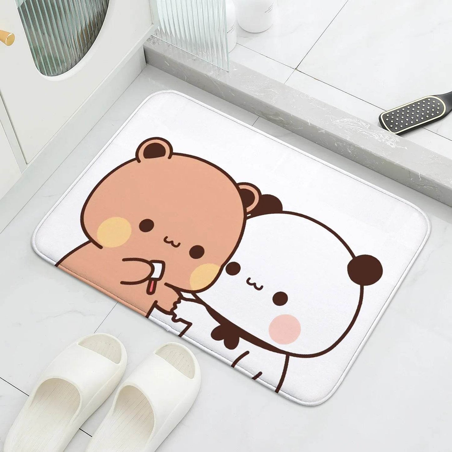 1Pc Bubu and Dudu Cute Cartoon Welcome Mat Entrance Doormat Balcony Bathroom Floor Mats Non-slip Rug Bedroom Carpet Home Decor - P12 Hub Europe