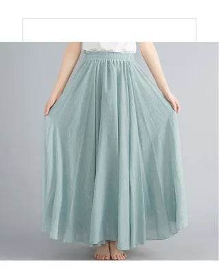 Mori Girl Cotton Linen Skirt - P12 Hub Europe