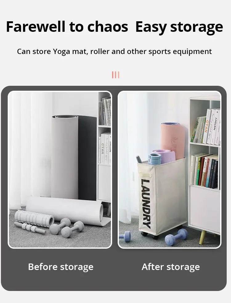 Slim Rolling Laundry Hamper - P12 Hub Europe