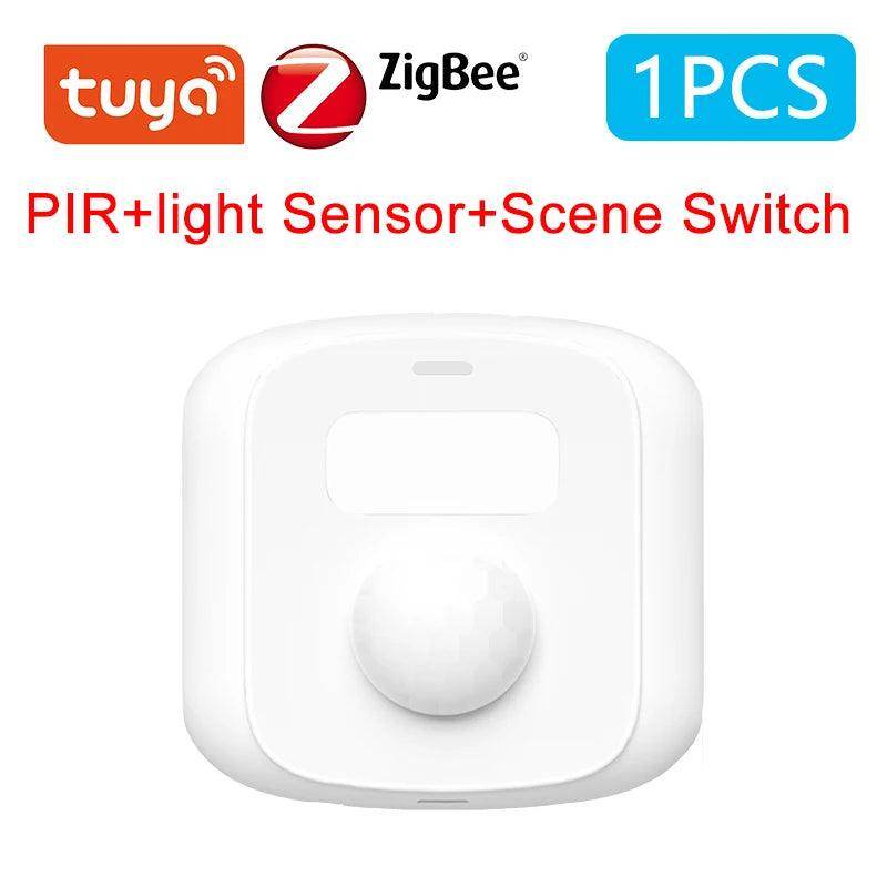 Motion Sensor WiFi/Zigbee | PIR, Light Sensor, Smart Life - P12 Hub Europe