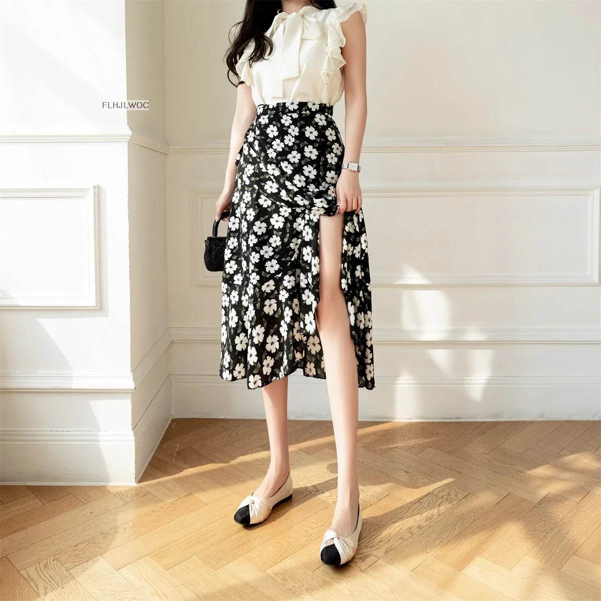 Women's Floral Lace-Up Dress - P12 Hub Europe