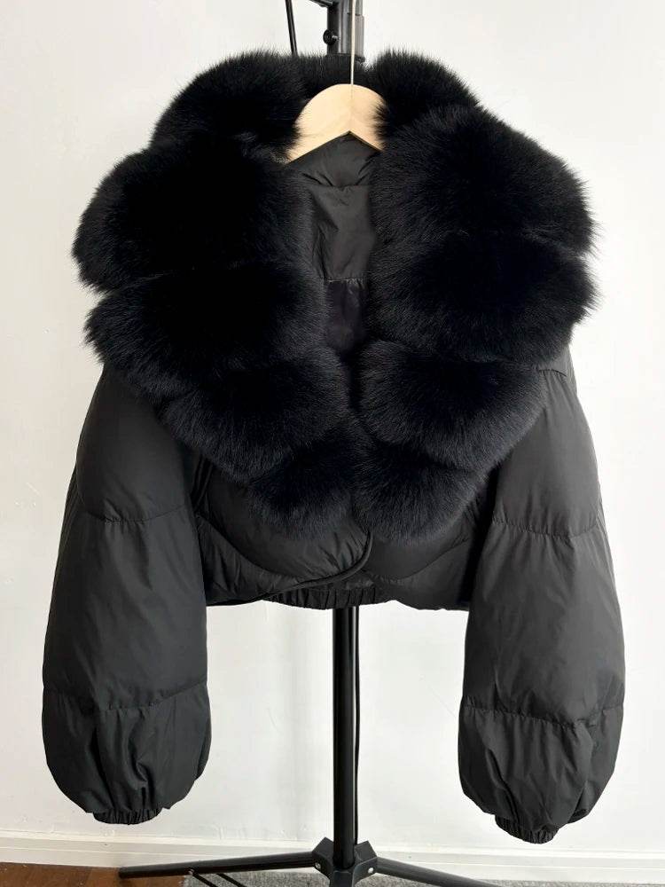 Luxury Fox Fur Down Parka - P12 Hub Europe