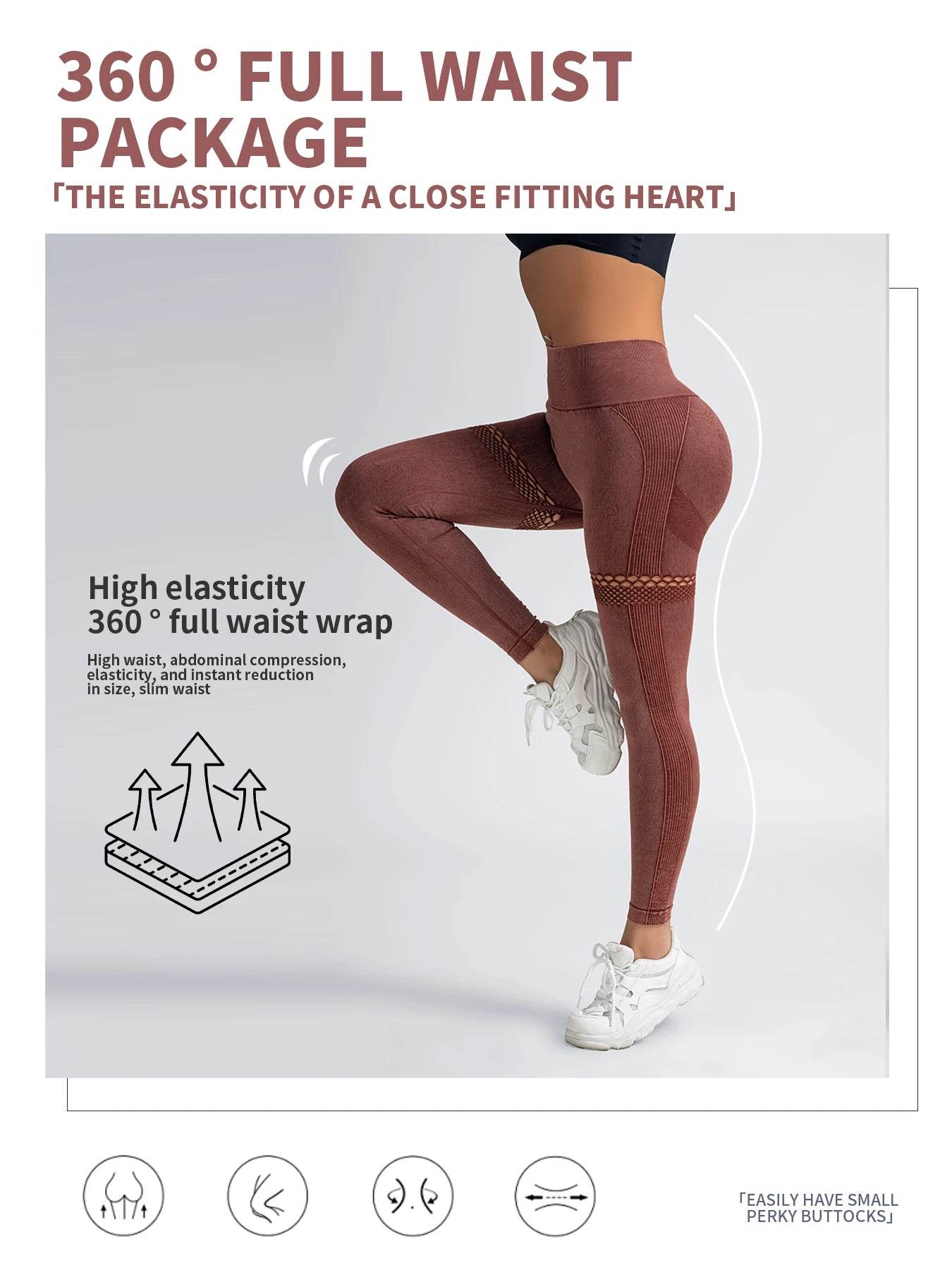 Women's Mesh Butt Lifting Leggings - P12 Hub Europe