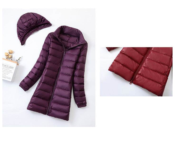 Lightweight Candy Color Down Hoodie - P12 Hub Europe