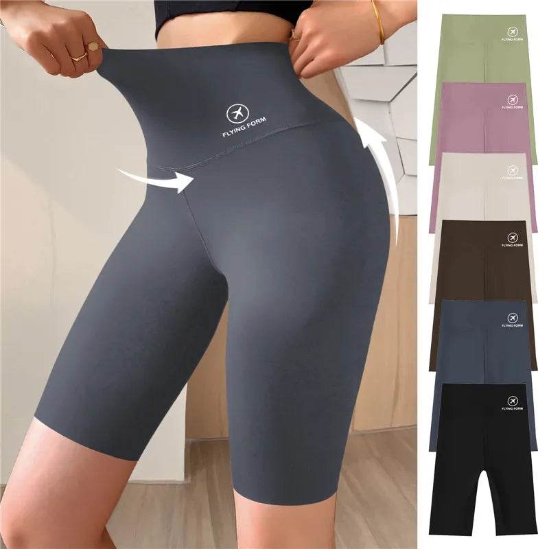 Women's High Waist Gym Shorts - P12 Hub Europe