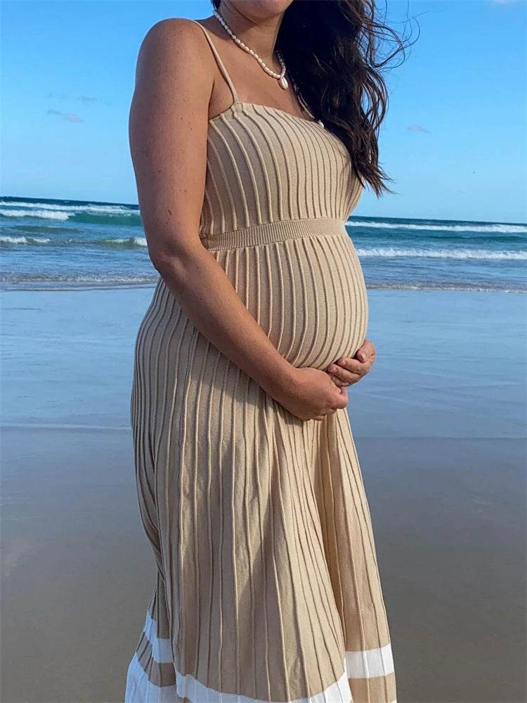 Tossy Backless Ribbed Maxi Dress - Summer Style - P12 Hub Europe