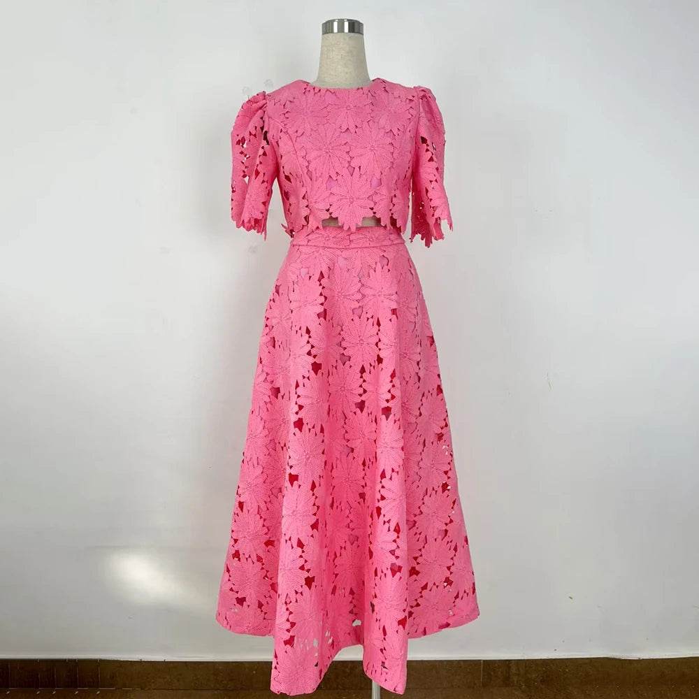 Solid Summer Skirt Suit - P12 Hub Europe
