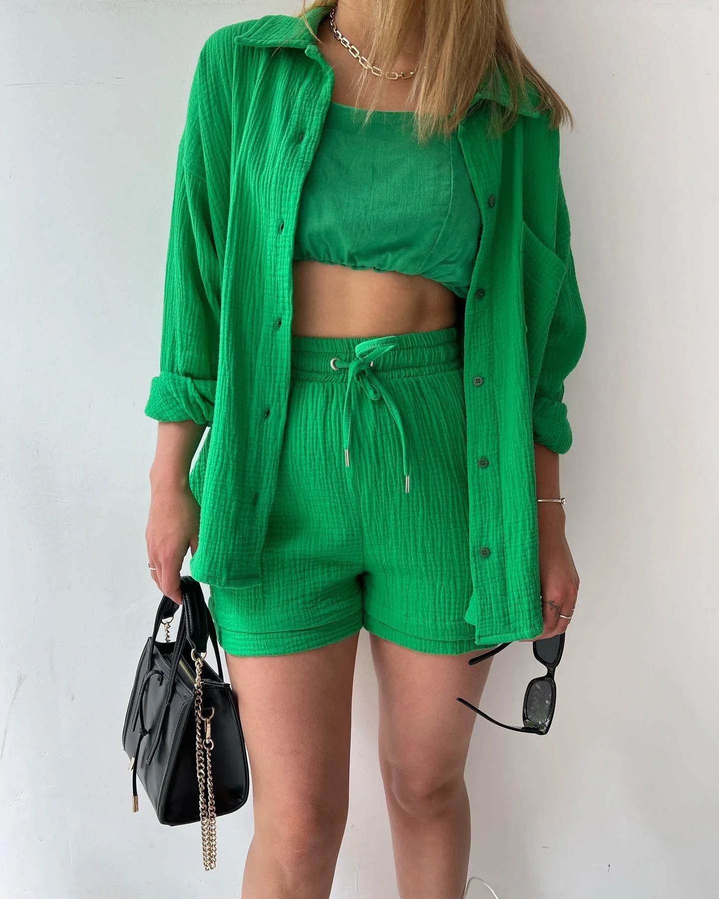 Women Summer Shorts Set - P12 Hub Europe