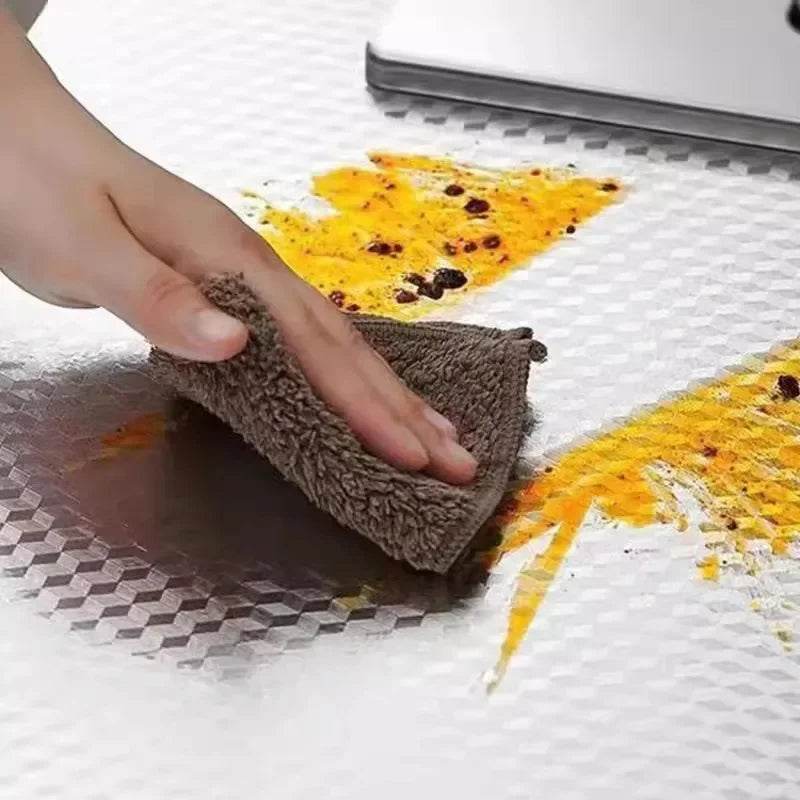 Kitchen Oil-proof Self Adhesive Stickers Anti Fouling High Temperature Waterproof Aluminum Foil Wallpaper Cabinet Contact Papers - P12 Hub Europe