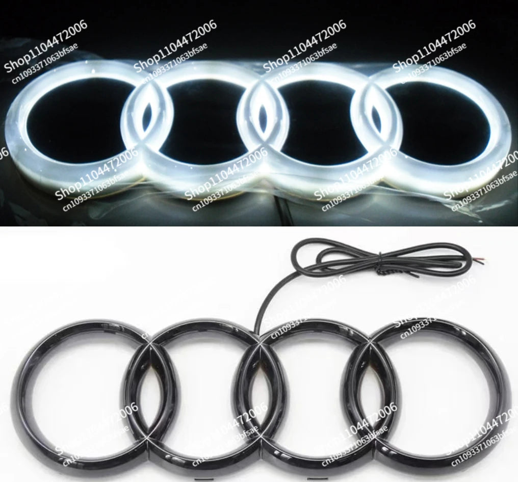 249mm/273mm/285mm Audi Car LED Front Grille Logo Lamp For AUDI A3 A4 A5 A6 A7 A8 S3 S4 S5 S6 S7 Q3 Q5 Q7 TT Static Light