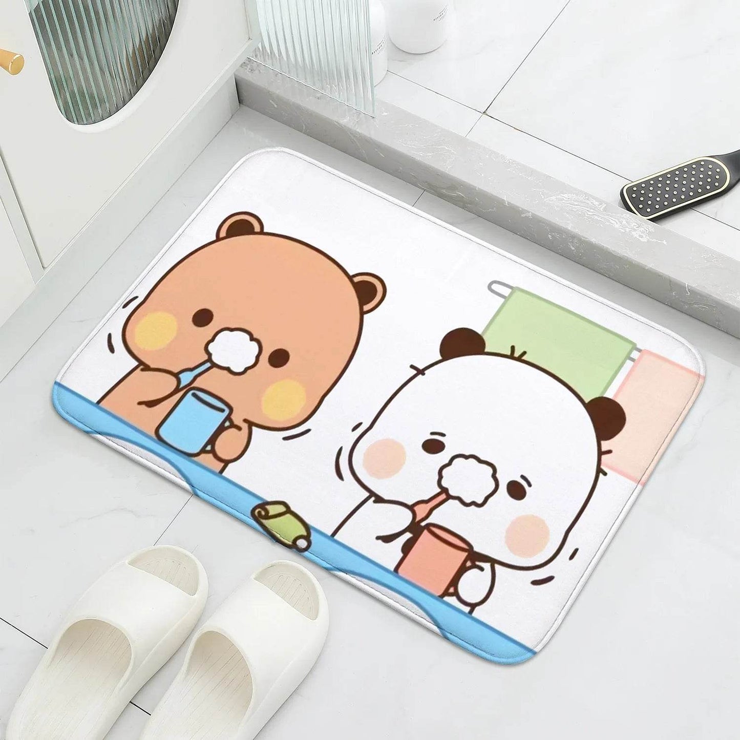 1Pc Bubu and Dudu Cute Cartoon Welcome Mat Entrance Doormat Balcony Bathroom Floor Mats Non-slip Rug Bedroom Carpet Home Decor - P12 Hub Europe