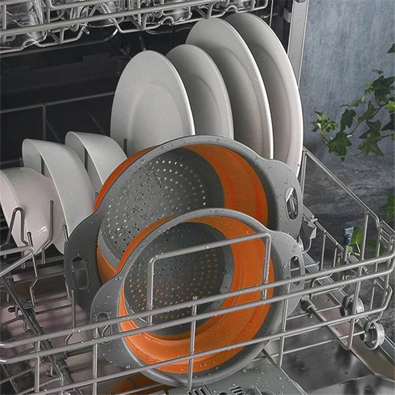 Folding Silicone Drain Basket - P12 Hub Europe