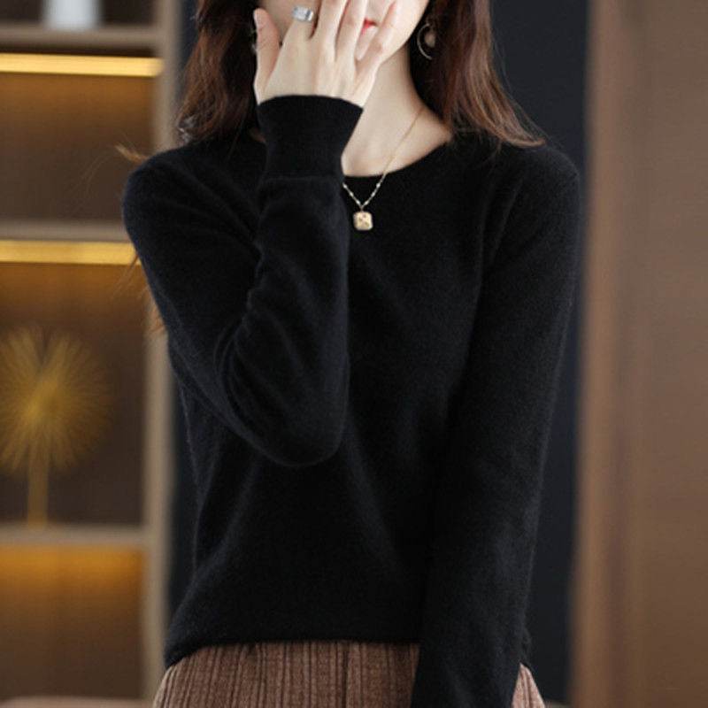 Women's Basic O-Neck Sweater - P12 Hub Europe
