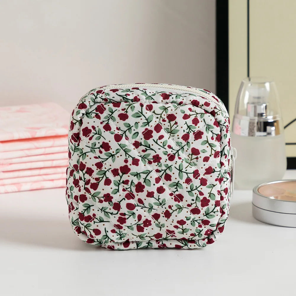 Korean Sanitary Napkin Storage Bags Girls Cartoon Physiological Period Tampon Organiser Bag Mini Bag Coin purse