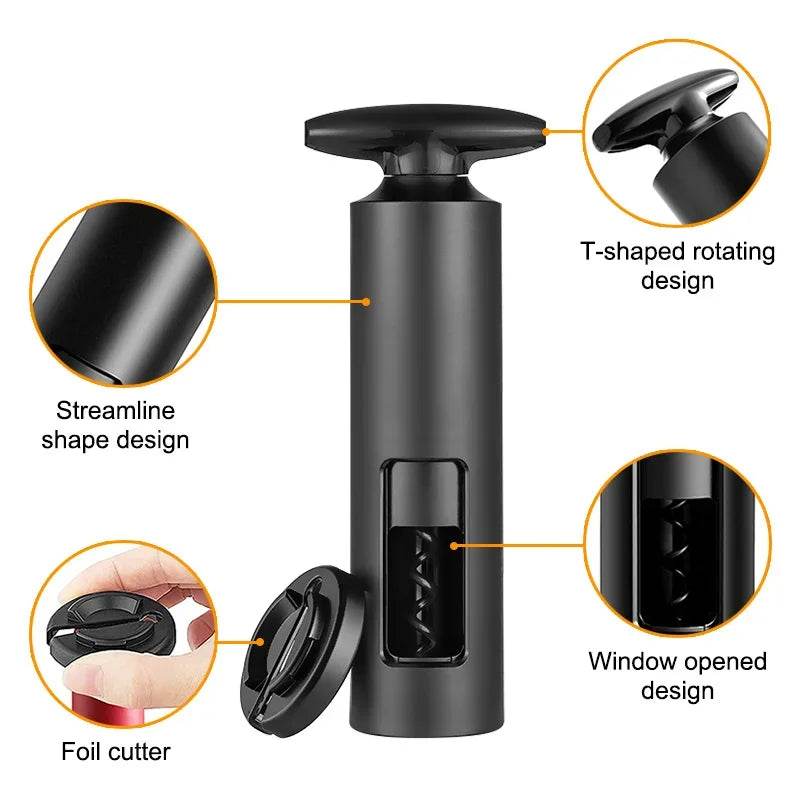 Creative Wine Opener Manual Bottle Opener Corkscrew Sparkling Wine Kitchen Tool Corks Openers Useful Kitchen Accessories - P12 Hub Europe