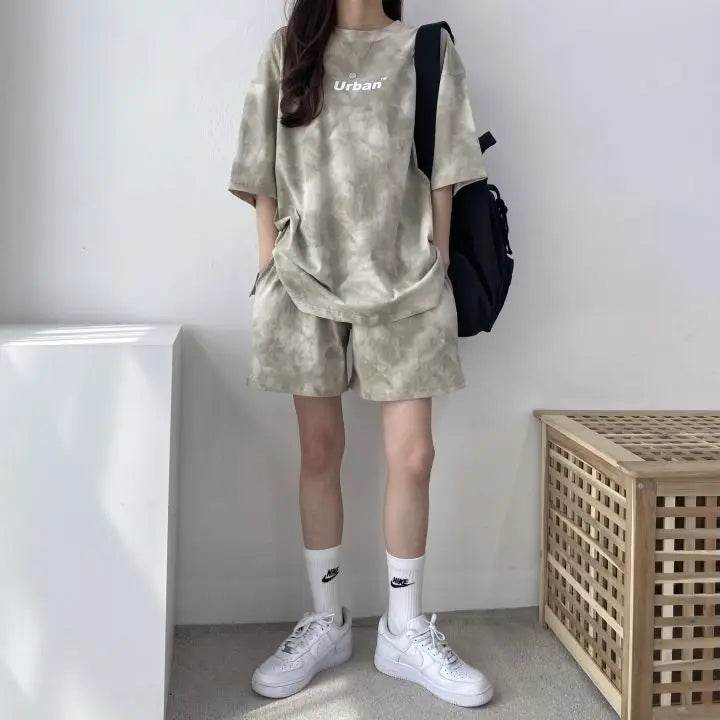 Summer Tie Dye Shorts Set - P12 Hub Europe