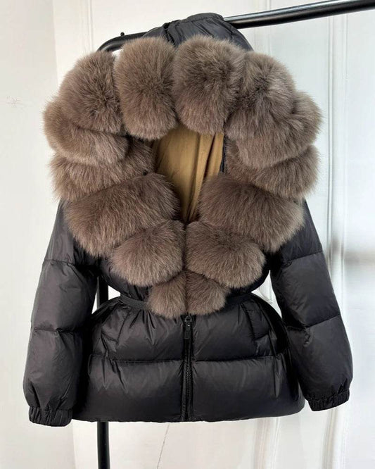 Fox Fur Down Puffer Parka - P12 Hub Europe