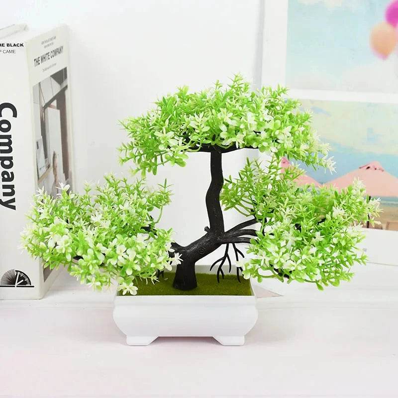 Artificial Plants Bonsai Small Tree Pot Fake Plant Flowers Potted Ornaments For Home Room Table Decoration Hotel Garden Decor - P12 Hub Europe