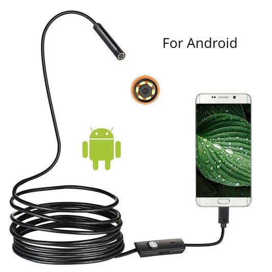 Endoscope Camera 3-in-1 5.5/7mm, USB/Micro USB, IP67, Android/PC - P12 Hub Europe