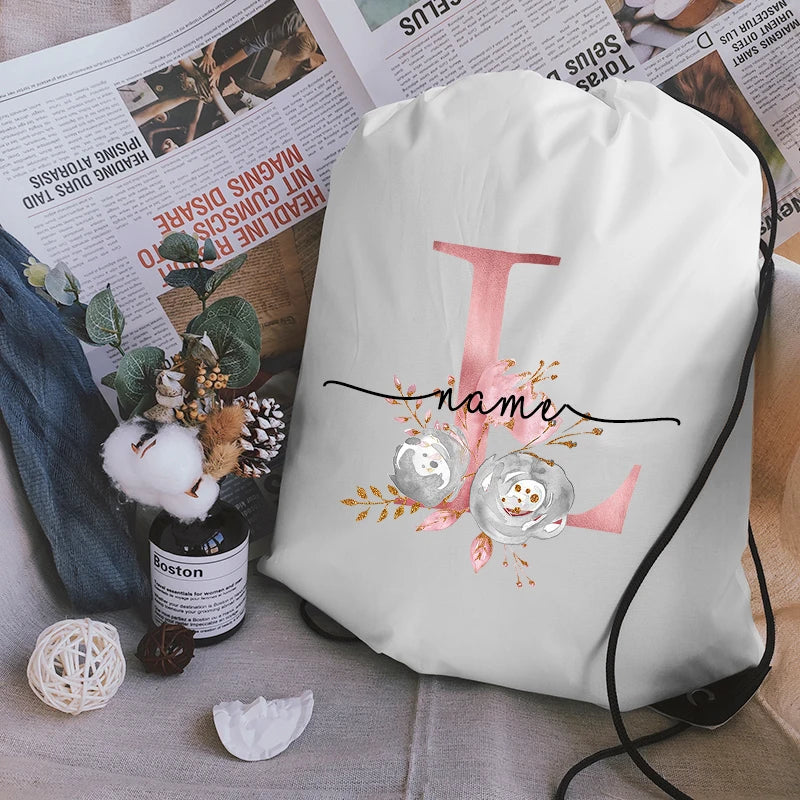 Custom Name Drawstring Backpack Large Capacity Sports Backpack Wear-resistant Gym Bag Lightweight Basketball Backpack Sport Bag