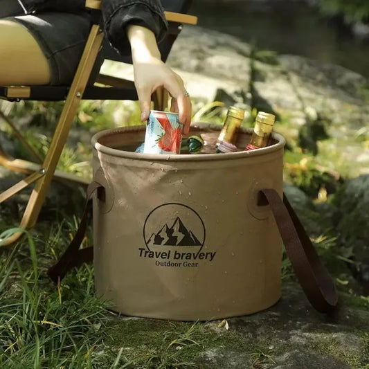 5/10/20LCollapsible Water Bucket Portable Outdoor Foldable Storage Container for Camping Hiking Beach Picnic Storage Basket