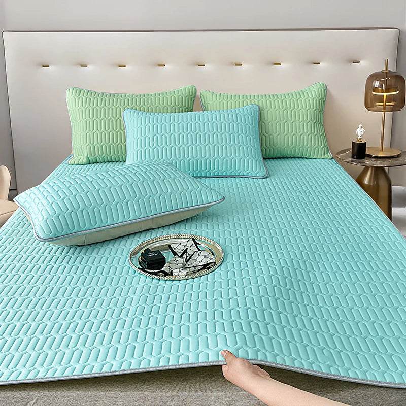 Queen Cooling Mattress Topper Summer Mattress Pad for Hot Sleepers and Night Sweats Instant Cooling Mattress Cover - P12 Hub Europe
