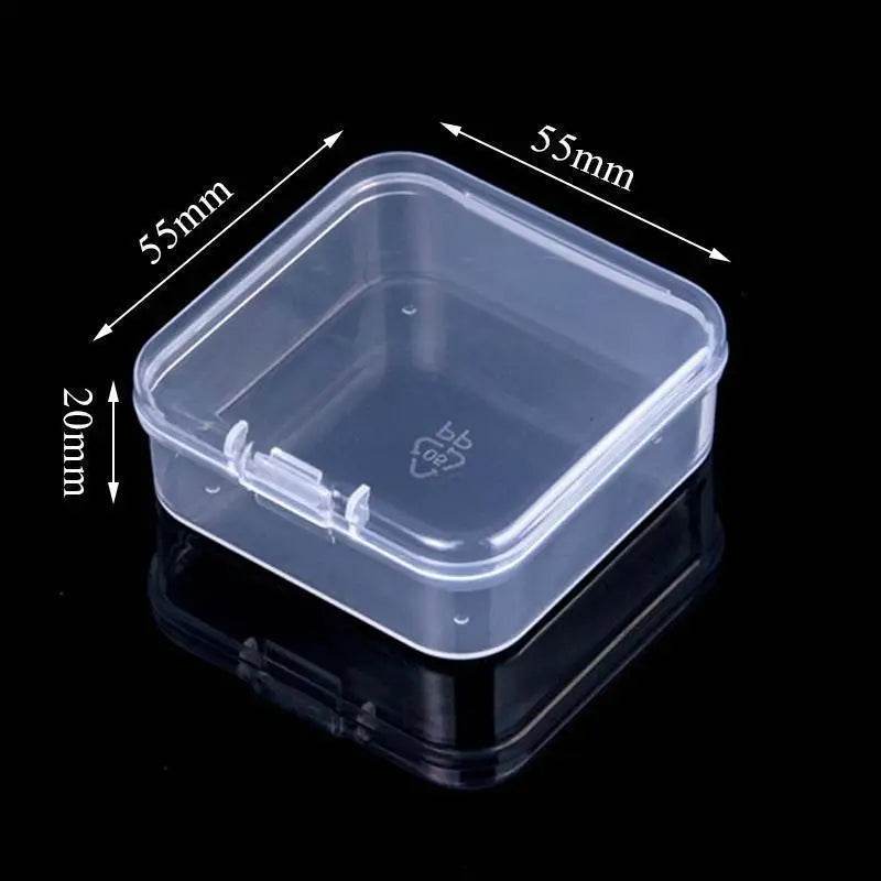 Mini Plastic Box Rectangular Box Translucent Box Packing Box Storage Box Dustproof Solid Strong Jewelry Storage Case Container - P12 Hub Europe