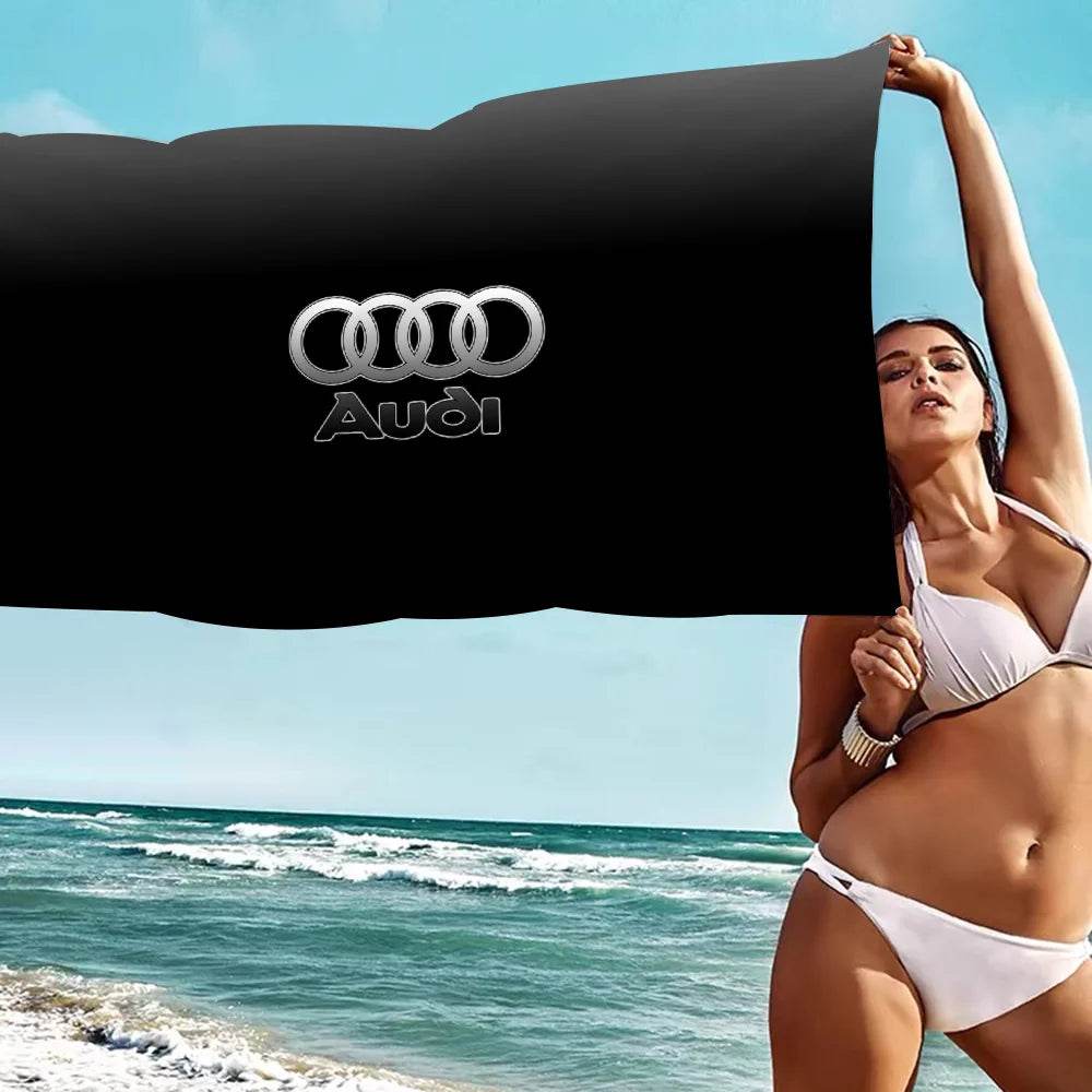 Car AA-Audis-logo Printed Big Microfiber Beach Towels Quick Dry Towel Sand Beach Towels Pool Towel for Travel Swim Pool Yoga - P12 Hub Europe