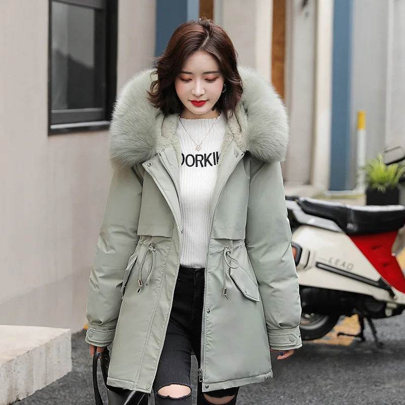 Slim Fur Collar Parka - P12 Hub Europe