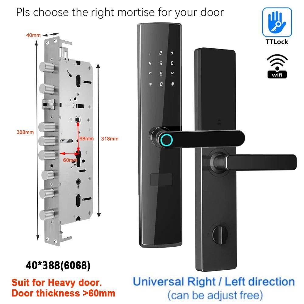 Fingerprint WiFi Smart Lock Works with Alexa and Google - P12 Hub Europe