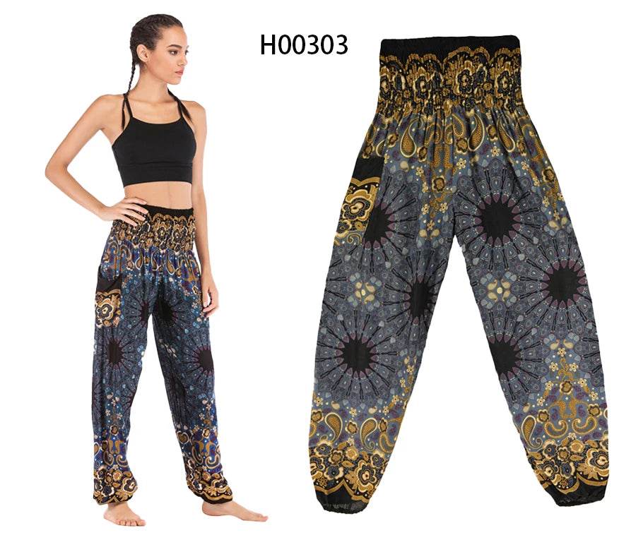 Boho Hippie Harem Yoga Pants - P12 Hub Europe