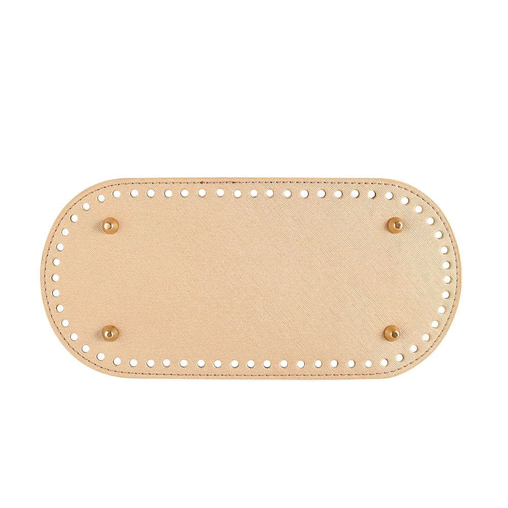 5 Size PU Leather Base Handmade Bag Bottom for Hook Diy Women Purse Handbag Knitting crochet Bags Accessories Parts