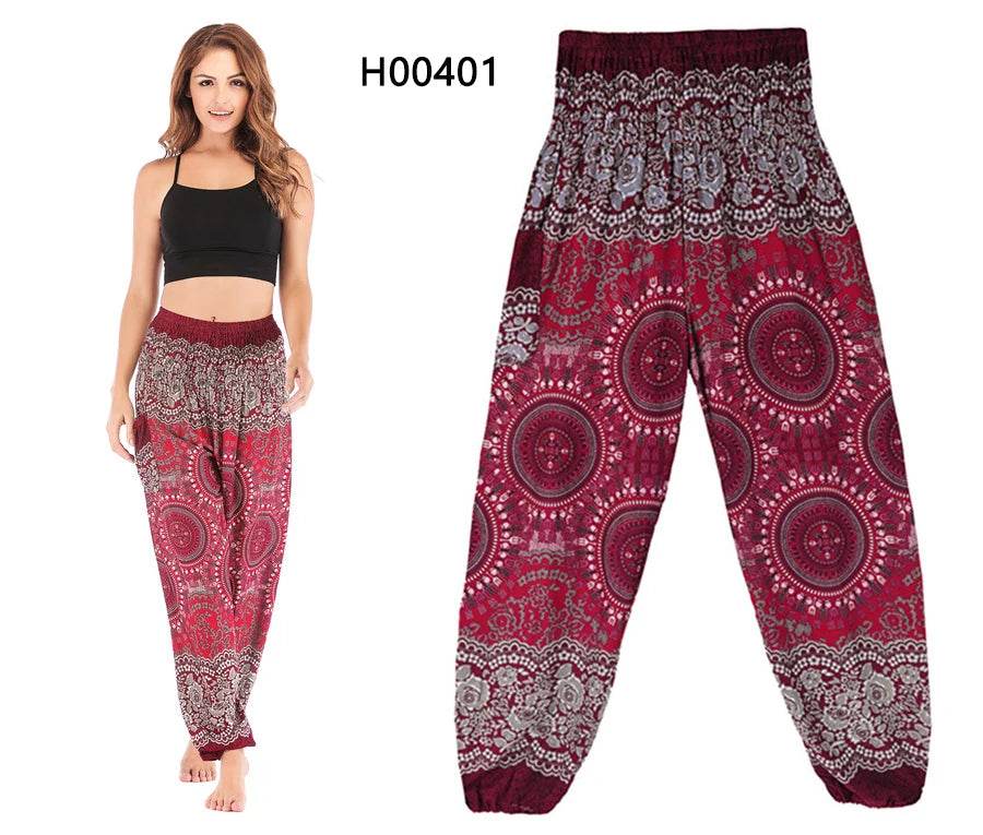 Boho Hippie Harem Yoga Pants - P12 Hub Europe
