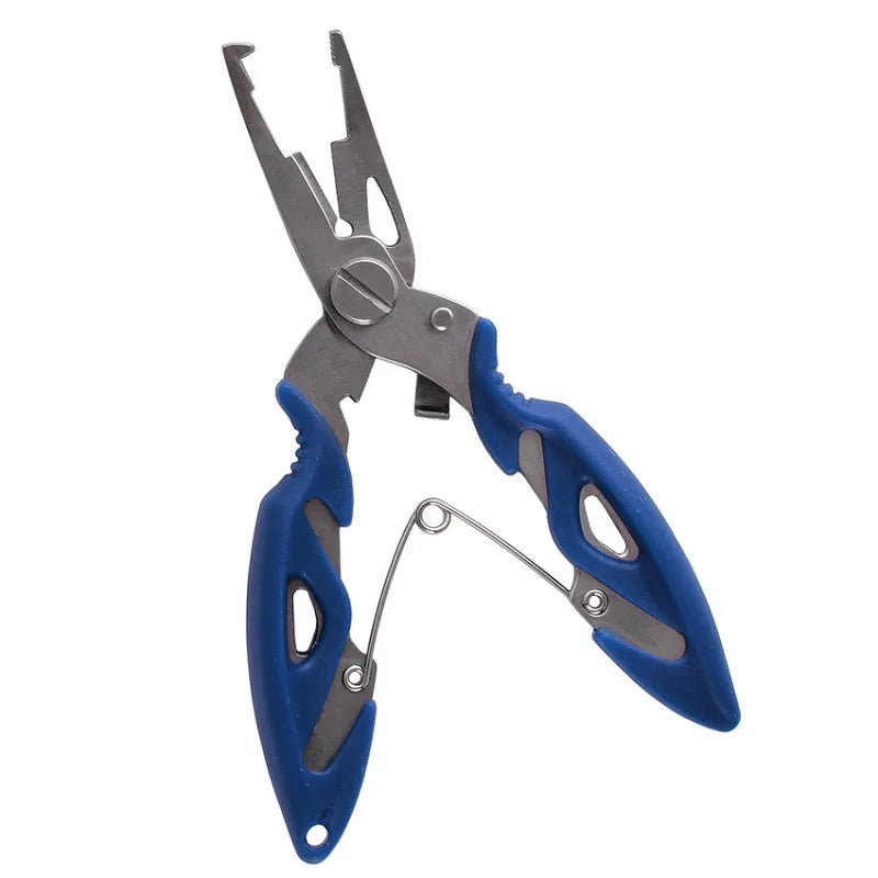 Multifunction Stainless Steel Fishing Pliers Tools Tackle Pliers Vise Knitting Flies Braid Scissors Set Fish Tongs Accessories